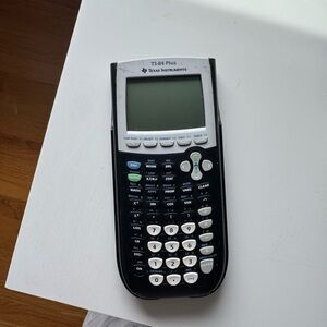 Texas Instruments TI-84 Plus Black and White Calculator